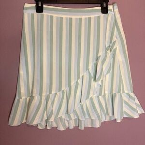 LC Lauren Conrad Asymmetrical Striped Skirt Size Large